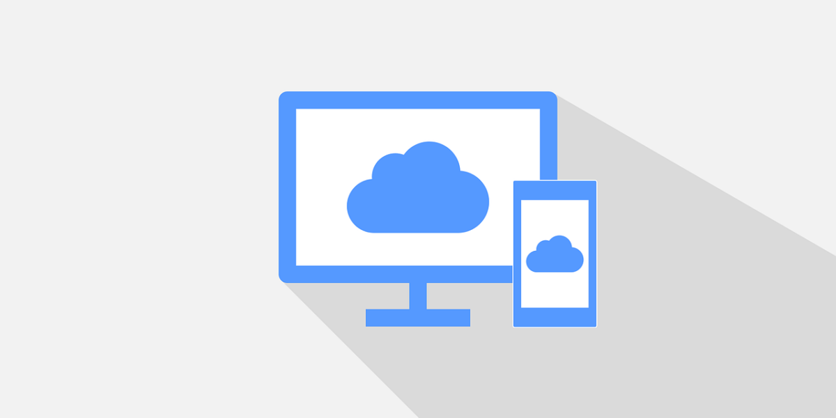 Free cloud computing connection cloud vector