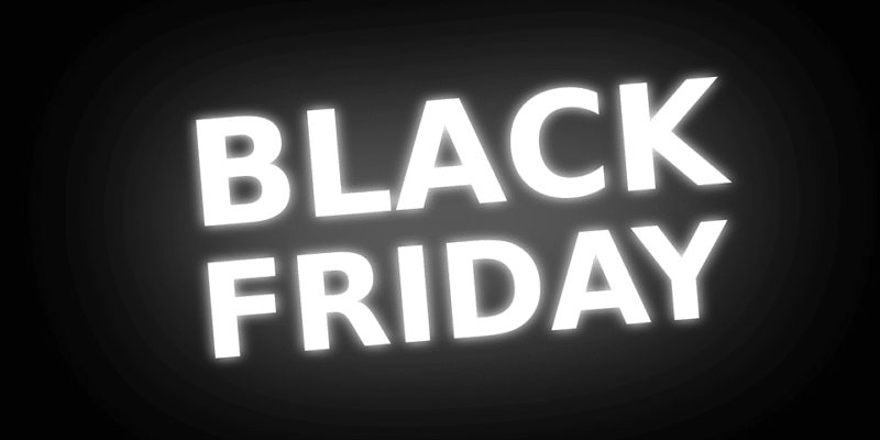 Free black friday minimalist vector