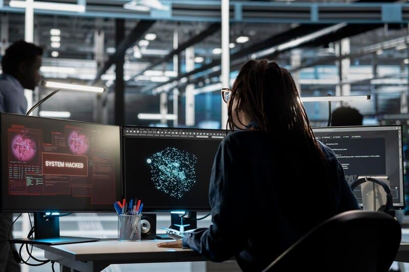 Tech Engine Australia data center engineer spots virus alert on AI visualization tool, cyber security services Brisbane