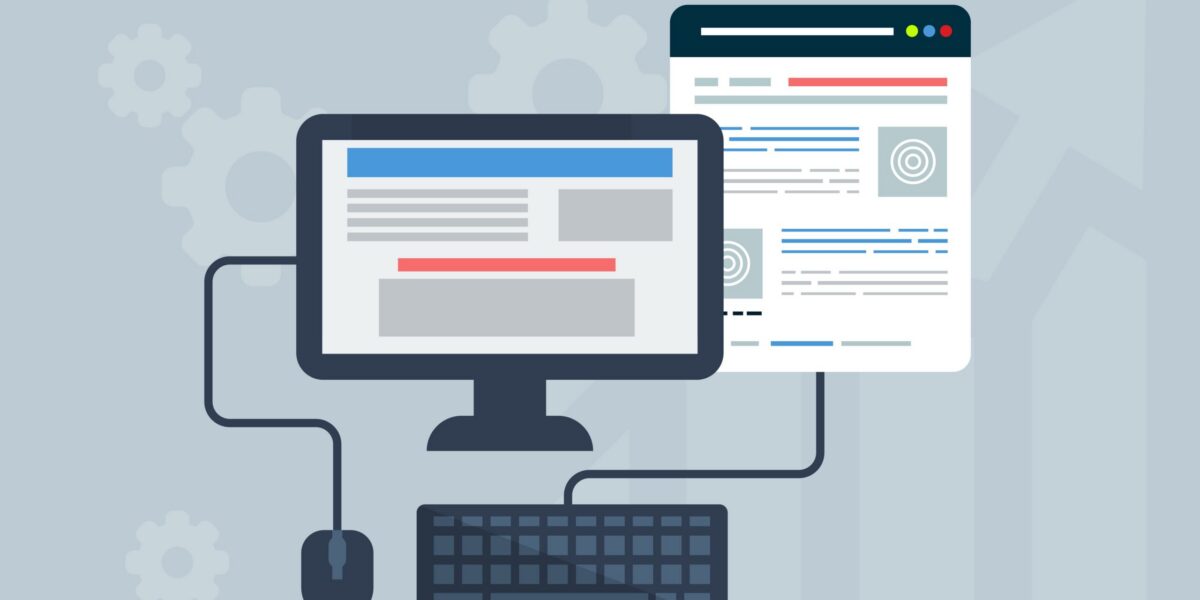 Free web design user interface website illustration