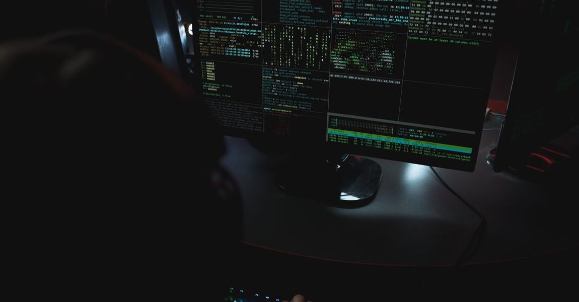 Tech Engine Australia cybersecurity screen showing modern malware threats to businesses